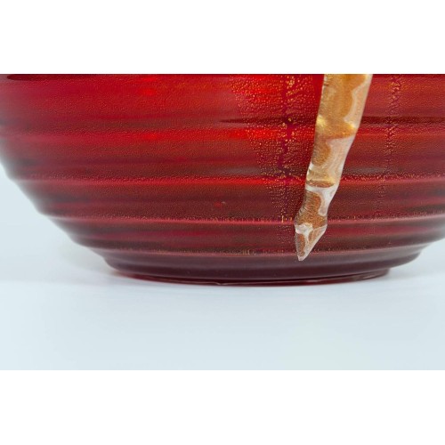 talian Murano Glass Vase, attributed to Seguso,circa 1960s