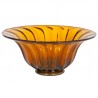 Italian Murano Bowl in Amber and Gold, circa 1960s