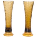 Pair of Italian Murano Glass Vases, attributed to Seguso, Circa 1980s
