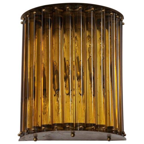 Italian Murano Amber Wall Sconce, circa 1960s