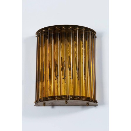 Italian Murano Amber Wall Sconce, circa 1960s