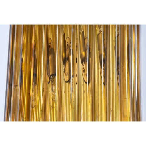 Italian Murano Amber Wall Sconce, circa 1960s