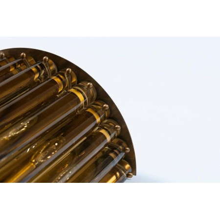 Italian Murano Amber Wall Sconce, circa 1960s