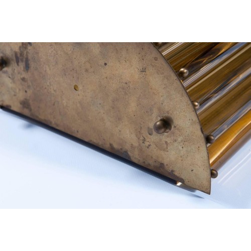 Italian Murano Amber Wall Sconce, circa 1960s