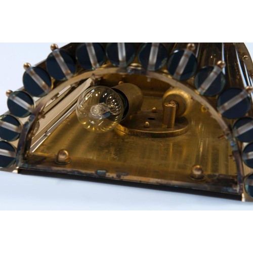 Italian Murano Amber Wall Sconce, circa 1960s