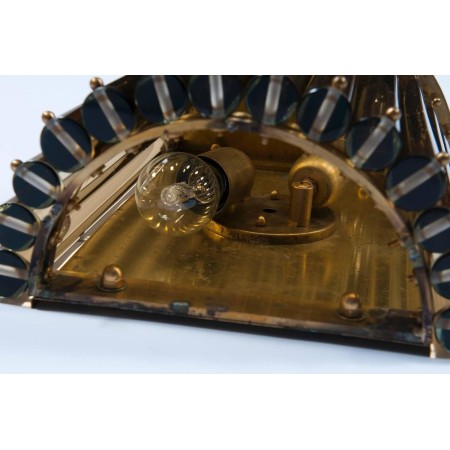 Italian Murano Amber Wall Sconce, circa 1960s