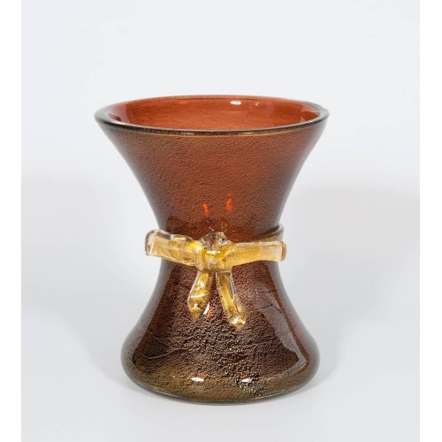 Italian Murano Glass Vase Attributed to Artisti Barovier, circa 1930s