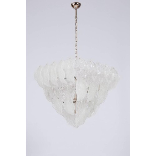 Italian Murano "Diamond" Chandelier, circa 1950s