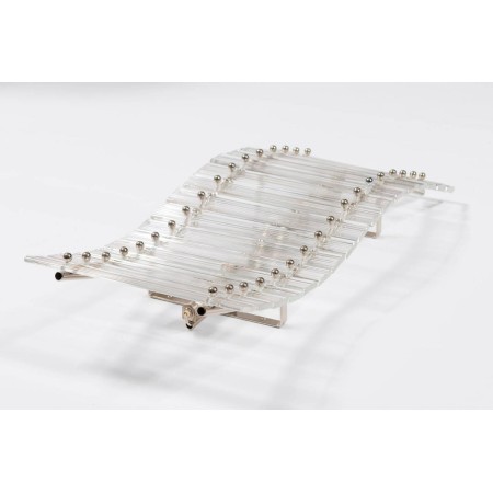 Pair of Italian Murano Glass Sconces, Attributed to Venini, circa 1960s