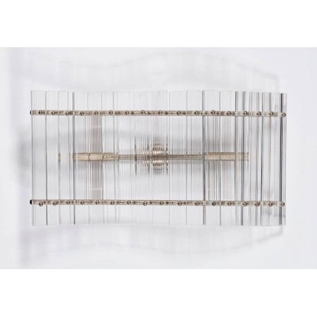 Pair of Italian Murano Glass Sconces, Attributed to Venini, circa 1960s