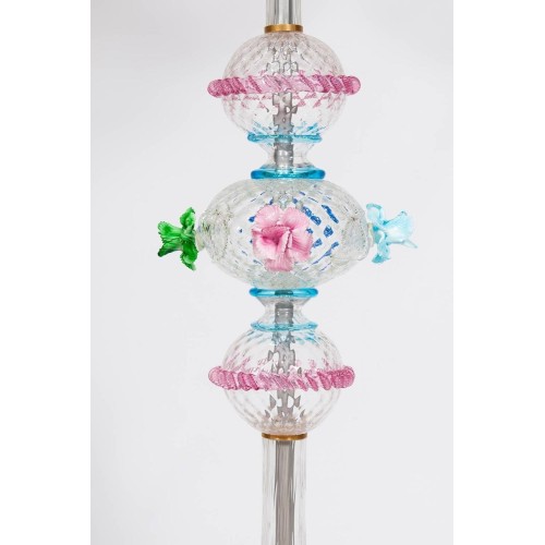 Italian Venetian Murano Glass Floor Lamp, around 1990s