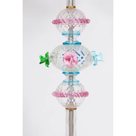 Italian Venetian Murano Glass Floor Lamp, around 1990s