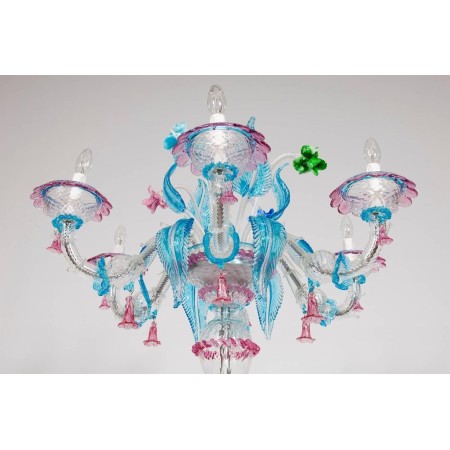 Italian Venetian Murano Glass Floor Lamp, around 1990s