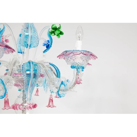 Italian Venetian Murano Glass Floor Lamp, around 1990s