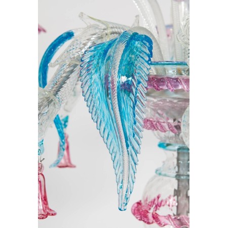 Italian Venetian Murano Glass Floor Lamp, around 1990s