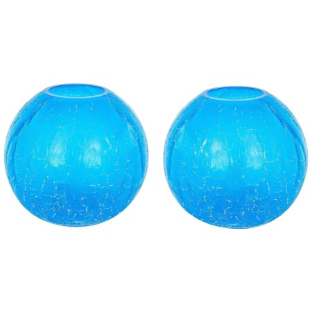 Pair of Italian Murano Glass "Spheres" Vases Signed Cenedese, circa 1970s