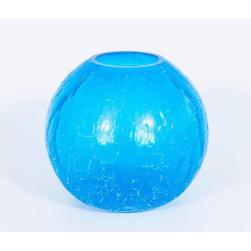 Pair of Italian Murano Glass "Spheres" Vases Signed Cenedese, circa 1970s