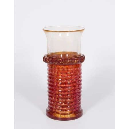 Italian Venetian Murano Glass Vase Attributed to Barovier & Toso, circa 1970s