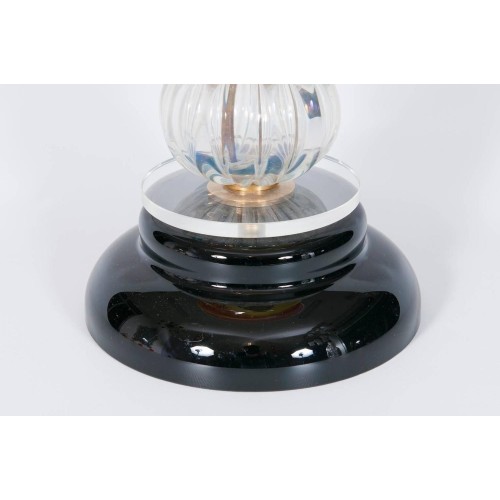 Italian Venetian Murano Glass Table Lamp in Multicolor, circa 1970s
