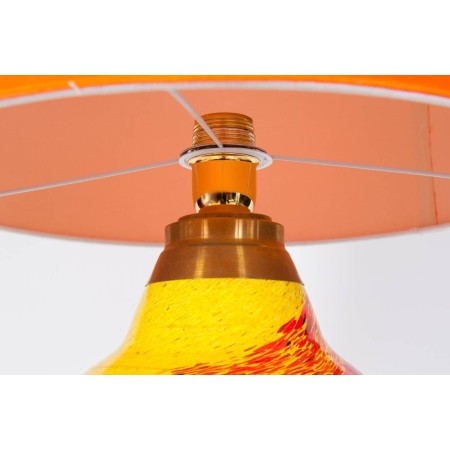 Italian Venetian Murano Glass Table Lamp in Multicolor, circa 1970s