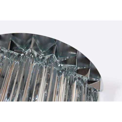 Italian Venetian Murano Glass Wall Sconce, Venini, circa 1960s