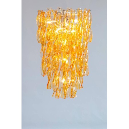 Italian Venetian Murano Glass Chandelier, circa 1970s