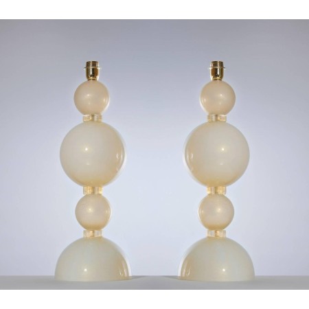 Italian Murano Glass Table Lamp, 1980s