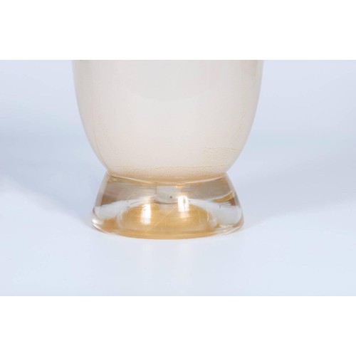 Pair of Italian Murano Table Lamps, Attributed to Barovier around 1980s