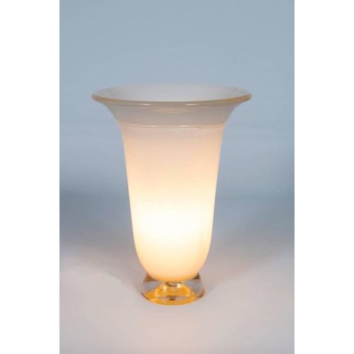 Pair of Italian Murano Table Lamps, Attributed to Barovier around 1980s