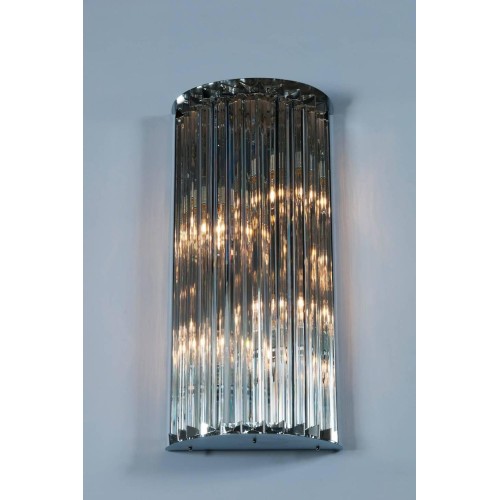 Three Italian Venetian Murano Glass Wall Sconce, Venini around 1960s