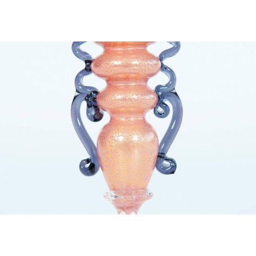 Italian Venetian Handcrafted Goblet in Murano Glass, circa 1970s