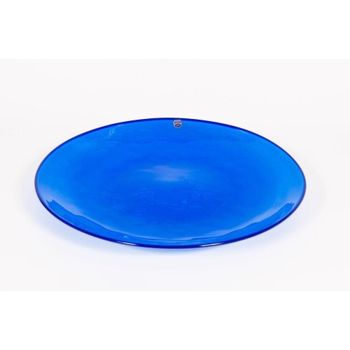 Pair of Italian Murano Glass Dishes Signed Cenedese, circa 1970s