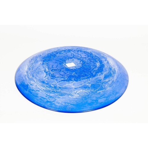 Pair of Italian Murano Glass Dishes Signed Cenedese, circa 1970s