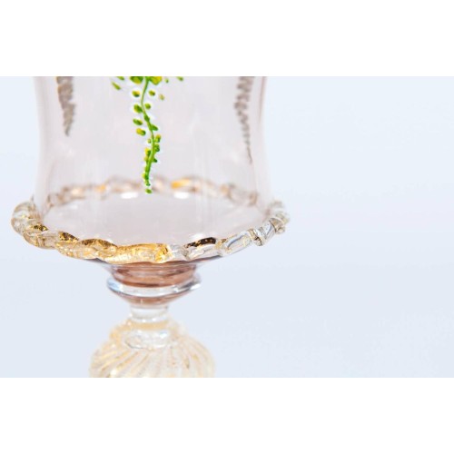 Italian Handblown Goblet in Murano Glass, circa 1970