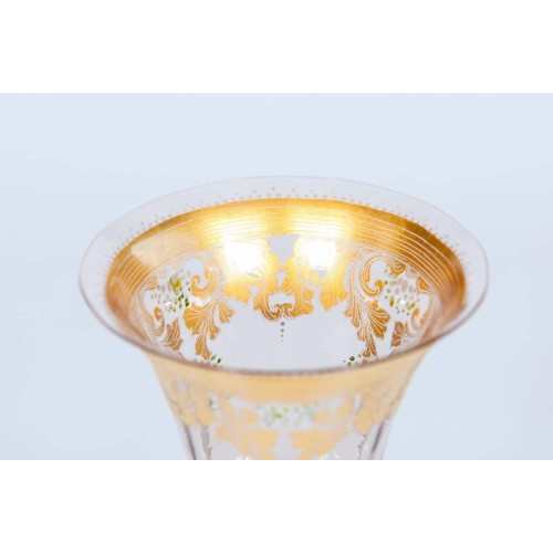 Italian Handblown Goblet in Murano Glass, circa 1970