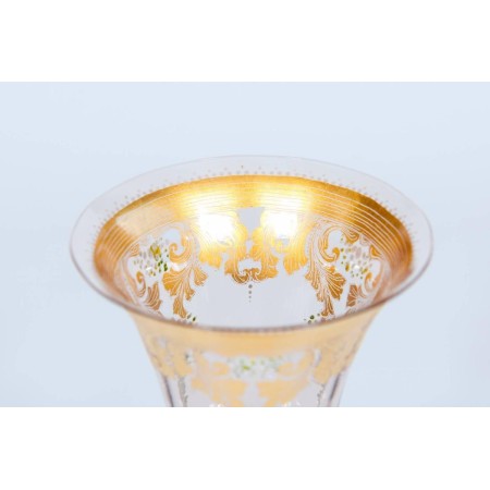 Italian Handblown Goblet in Murano Glass, circa 1970