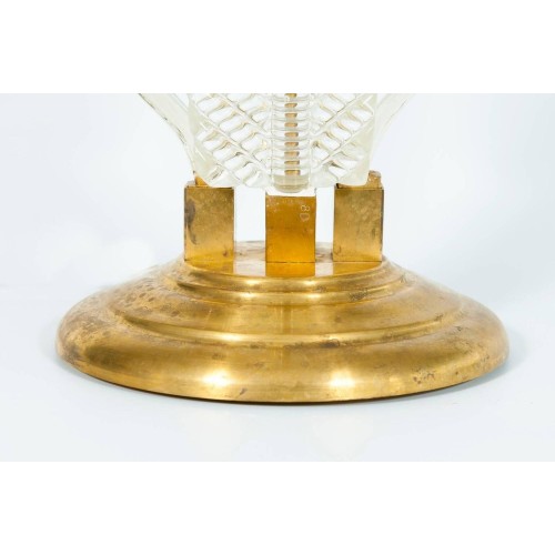 Italian Venetian Murano Glass Table Lamps, circa 1950s