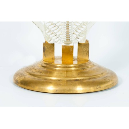 Italian Venetian Murano Glass Table Lamps, circa 1950s