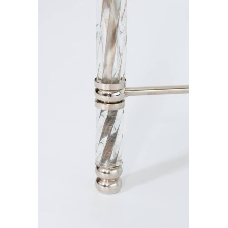 Italian Venetian Murano Glass Cocktail Table in Transparent, circa 1980s