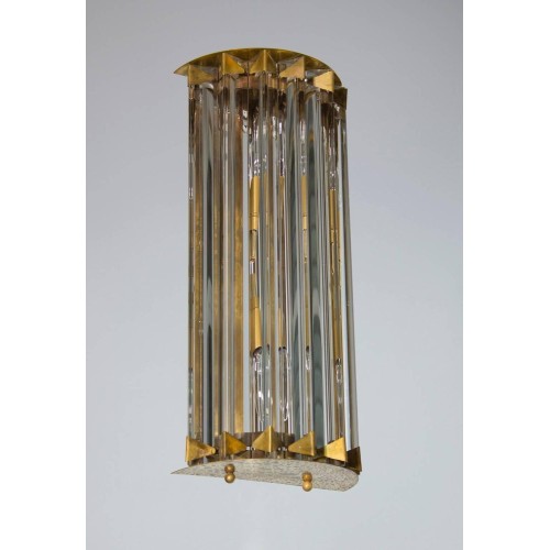 Pair of Italian Sconces, Attributed to Camer Glass, circa 1960