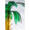 Floor lamp Palm in Murano Glass amber and green