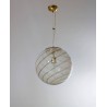 Italian Murano Glass Sphere, Attributed to Venini, circa 1960s