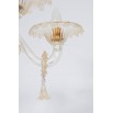 Floor Lamp in Gold Murano Glass