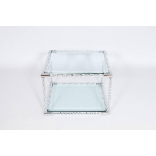 Italian Venetian Table in Murano Glass 1980s