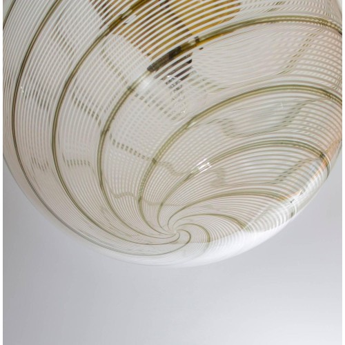 Italian Murano Glass Sphere, Attributed to Venini, circa 1960s