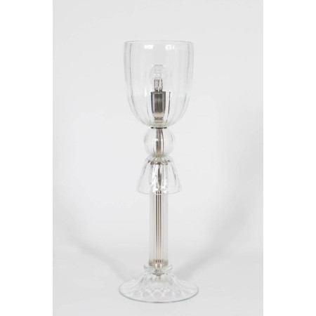 Pair of Italian Venetian Table Lamps in Murano Glass, 1960s