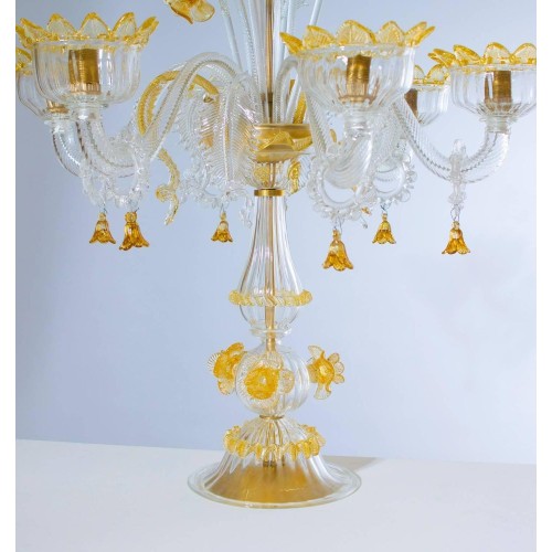 Italian Murano Table Lamp circa from 1990s