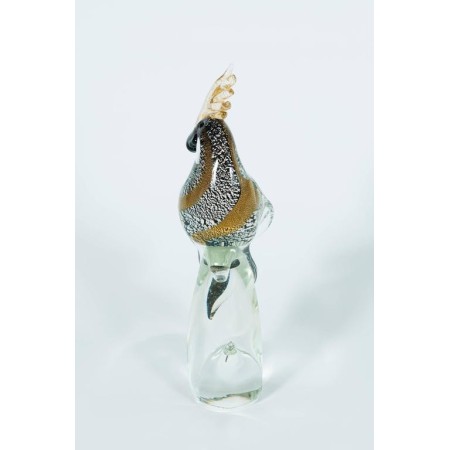 Parrot in Murano Glass, by Alberto Donà, 1980s