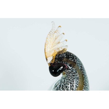Parrot in Murano Glass, by Alberto Donà, 1980s