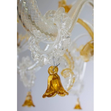 Italian Murano Table Lamp circa from 1990s